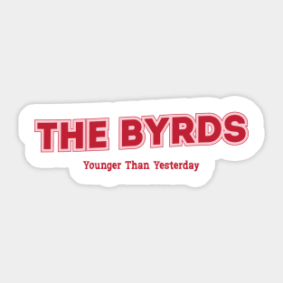 The Byrds Sticker